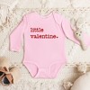 The Juniper Shop Little Valentine Puff Print Baby Long Sleeve Bodysuit - 2 of 3