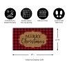 Evergreen Buffalo Check Christmas Coir Mat - 3 of 4
