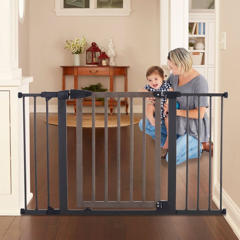 Toddleroo by North States Driftwood Extra Wide Gate, 2 of 9