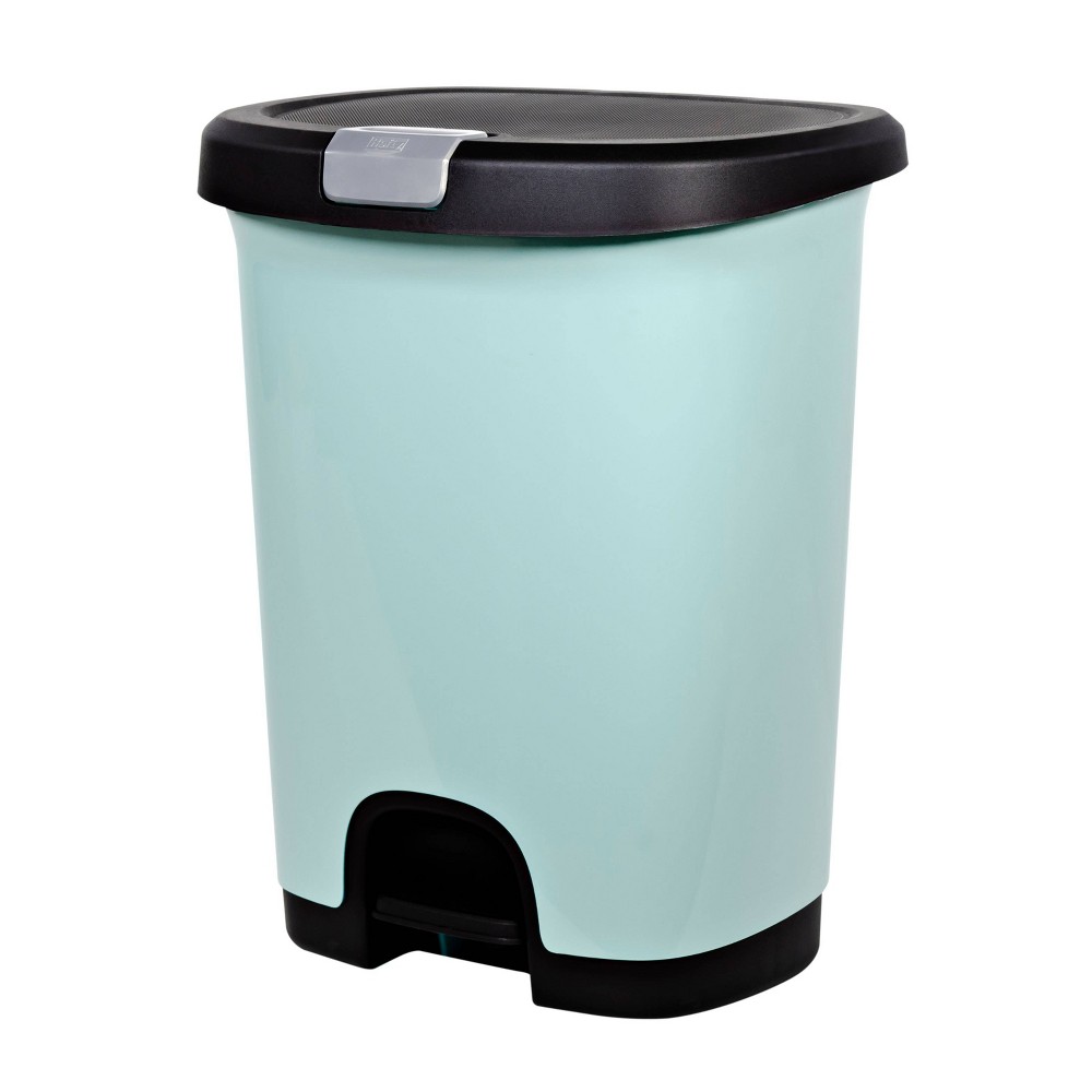 7gal Step Trash Can With Locking Lid Mint - Room Essentials&amp;#8482;