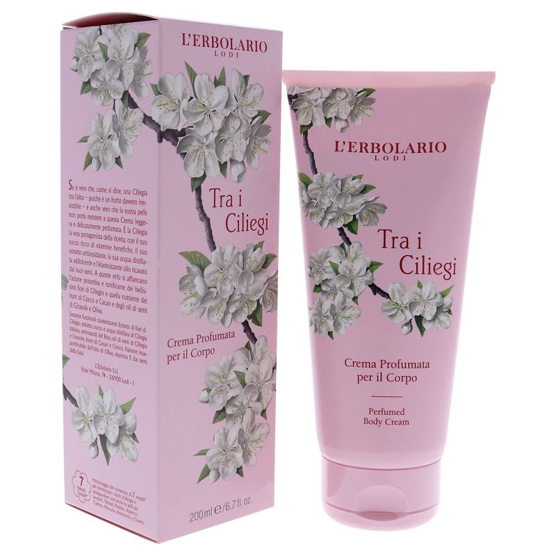L'Erbolario Tra I Ciliegi Perfume Body Cream - Firming Body Lotion - 6.7 oz, 3 of 7