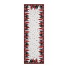 Christmas Washable Rugs for Living Room, Christmas Rugs with Xmas Tree Snowflake Pattern, Foldable Plaid Accent Rug, Soft Low Pile Carpet - 2 of 4