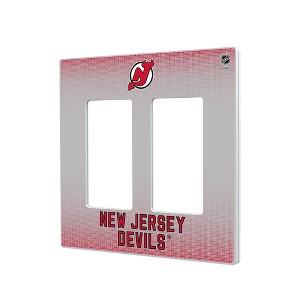 NHL Eastern Conference Teams Linen Hidden-Screw Light Switch Plate for Double Rocker - 1 of 4