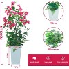 2Pack Artificial Bougainvillea Tree, 4FT Faux Plants in Potted Indoor Bougainvillea Plant, Blooming Topiary Tree Lifelike Faux Plants for Home Porch - 2 of 4