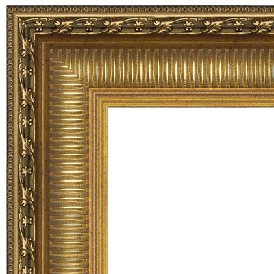 Medium Gold Framed Canvas Replica of Michelangelo's Creation