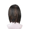 Synthetic Lace Front Wigs Short Bob Straight Wig Natural Looking L Part Heat Resistant Daily Party Full Head Hair for Women - 4 of 4