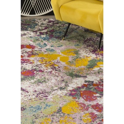 Ivory Elegance 5' x 7' Hand-Knotted Synthetic Rectangular Rug