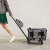 Munora - 23" Gray Rolling Cat Carrier with Litter Bag and Dual-use Pads - 2 of 4