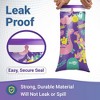 WeCare Kids Disposable Vomit Bags, Individually-Wrapped Self-Sealing Barf Bags with Fun Prints -  Leak Proof Emesis Bags - 3 of 4