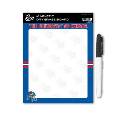 NCAA Kansas Jayhawks Magnetic 9"x13" Dry Erase Board