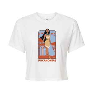 Women's - Disney Princess - Pocahontas Full Body Portrait Cropped Graphic T-Shirt - 1 of 4