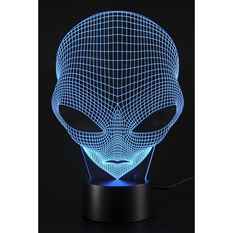 Link 3D Alien Lighting Laser Cut Precision Multi Colored LED Night Light Lamp - Great For Bedrooms, Dorms, Dens, Offices and More!, 3 of 9