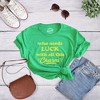 Womens Who Needs Luck With All This Charm Shirt Cool Saint Patricks Day Cute Tee - Crazy Dog Women's T Shirt - image 3 of 4