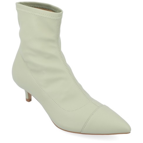Journee Collection Womens Jadde Tru Comfort Foam Pull On Kitten Heel