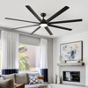 BestParts 84" Black Ceiling Fan with Remote Control & 3 Color Temperatures - Aluminum Blades - 2 of 4