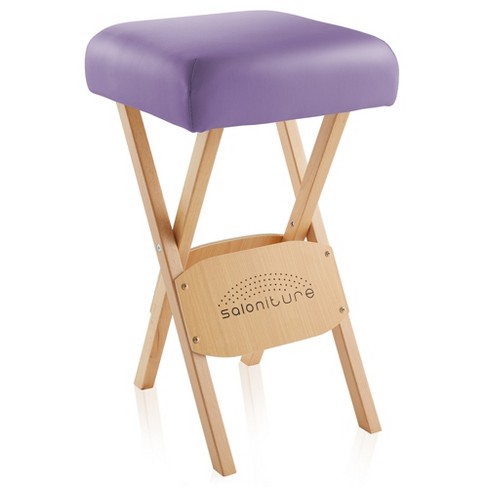 Saloniture Wood Folding Massage Stool with Carrying Case - image 1 of 4