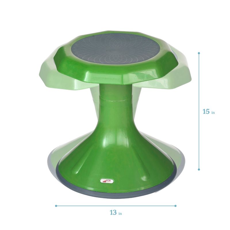 ECR4Kids 15" ACE Wobble Stool - Active Flexible Seating Chair for Kids - Classrooms and Home, 3 of 10