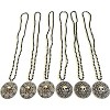 12 Pcs Pirate Coin Necklace Set - Skull Bead Party Favors for Halloween & Pirate Day - 4 of 4