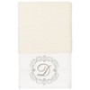 Linum Home Textiles 100% Turkish Cotton MONICA 3PC Embellished Towel Set - 3 of 4