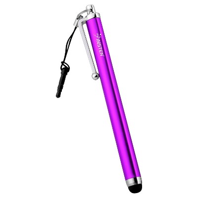 Insten Universal Touchscreen Stylus Pen Compatible with iPhone, Chromebook, Tablet, Samsung, Touch Screens, Purple