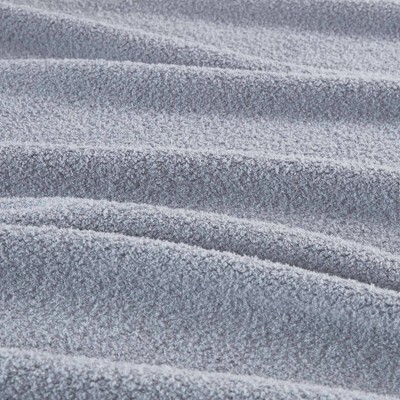 Gray Full Size Knitted Machine Washable Blanket