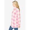 Woman Within Plus Size Plaid Knit Tunic With Collar - 4 of 4