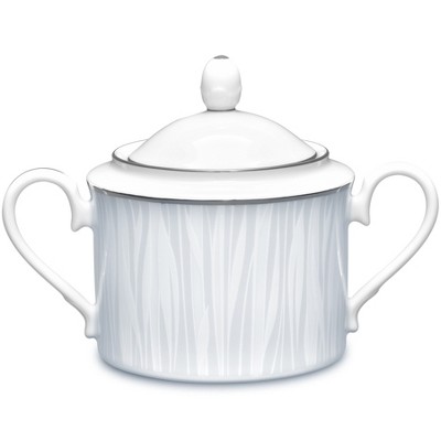 Noritake Glacier Platinum Sugar Bowl with Cover