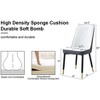 Sapphtopaz Modern PU Leather Dining Chairs, Side Chairs Kitchen Chairs with Backrest & Metal Legs for Dining Room, Kitchen - 2 of 4