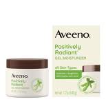 Aveeno Positively Radiant Daily Gel Facial Moisturizer with Hyaluronic Acid & Soy for Even Skin - 1.7 oz