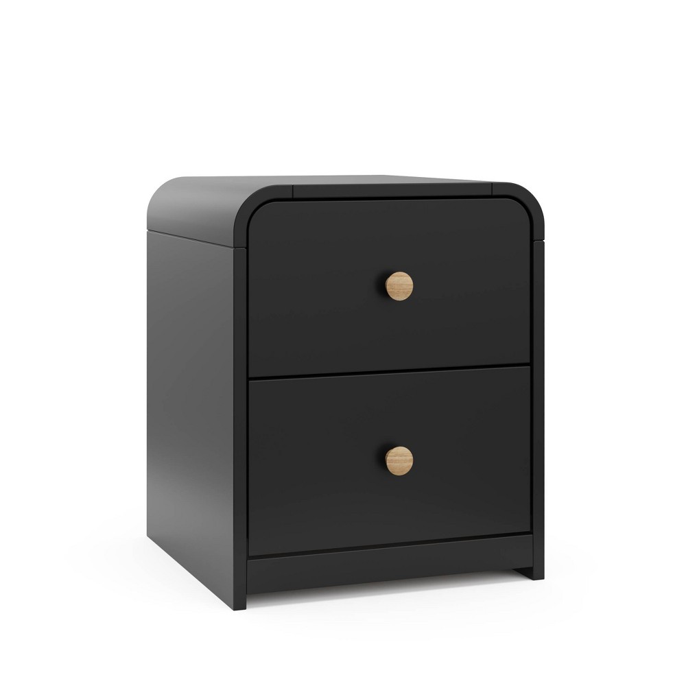 Photos - Storage Сabinet Storkcraft Next Santos Nightstand - Black