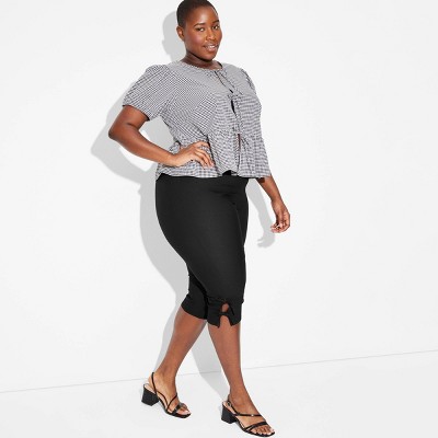 Women's Bow Capri Pants - Wild Fable™