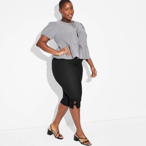 Women's Bow Capri Pants - Wild Fable™ - 1 of 3