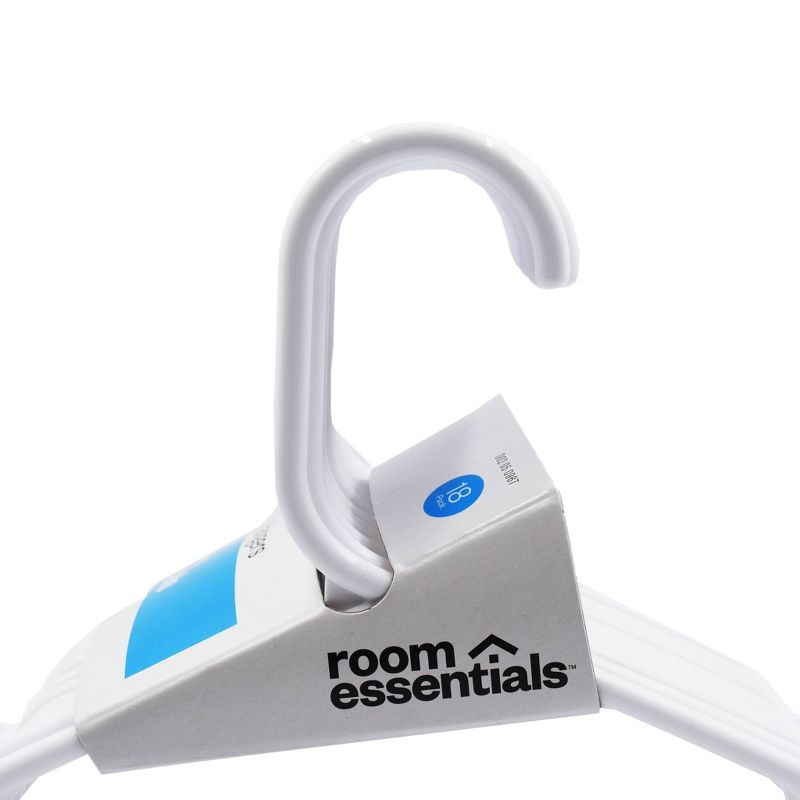 18pk Plastic Hangers - Room Essentials™, 5 of 7