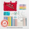 ZIPIT Grillz 3-Ring Binder Pencil Pouch, Red - 3 of 4