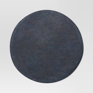 Faux Leather Decorative Charger - Threshold™ - 1 of 4