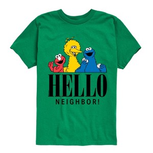 Boys' - Sesame Street - Hello Neighbor Short Sleeve Graphic T-Shirt - 1 of 4