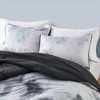 Elegant Tie Dye Print Microfiber Comforter Set, All Season Home Textile fits Colorful Lux Bedroom Decor - 3 of 4