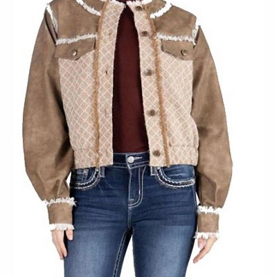 Women's Wo's Faux Leather Jacket - Miss Me