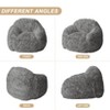 Bean Bag Chair for Adults, Large Bean Bag Sofa Couch for Living Room, Fluffy Foam Filled Indoor Lounger, Big Reading Floor Sofa Bed - 4 of 4