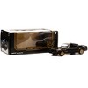 1977 Pontiac Firebird Trans Am T/A Starlite Black with Golden Eagle Hood and Stripes 1/24 Diecast Model Car by Greenlight - 3 of 3