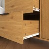 Sideboard Buffet Cabinet with Storage, Wood Coffee Bar Cabinet, 47.2" Kitchen Cabinet with 3 Drawers & 2 Doors, Kitchen Buffet Cabinet Cupboard - 4 of 4