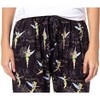 Disney Womens' Tinker Bell Sleep Never Land Map Symbols Pajama Pants Black - 3 of 4