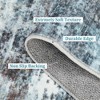 Area Rug, Home Decor Washable Non Slip Modern Abstract Rug - Low Pile Non Shedding Stain Resistant Folding Floor Cover - 2 of 4