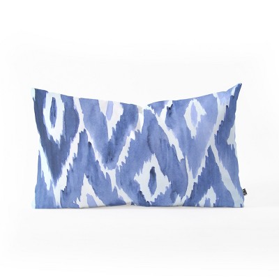 Blue ikat hot sale throw pillows