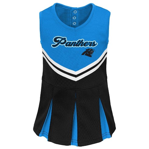 Nfl Carolina Panthers Toddler Girls Cheer Set Target