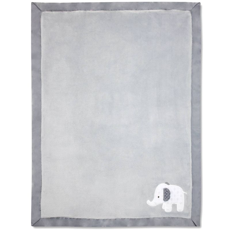 Wendy Bellissimo Elephant 2 Ply Plush Blanket, 2 of 3