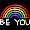 Adult Design By Humans Be You Rainbow Pride By Chos T-Shirt - 2 of 2