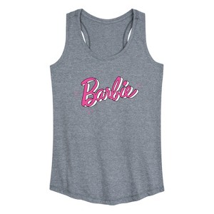 Women's - Barbie - Sketch Logo Graphic Racerback Tank - 1 of 4