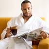Alpine Swiss Pure Cotton Mens Terry Cloth Bathrobe Super Absorbent Spa Robe - 4 of 4