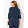 Catherines Women's Plus Size Beaded Embellished Tunic - 3 of 4